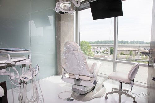 modern dental examination room